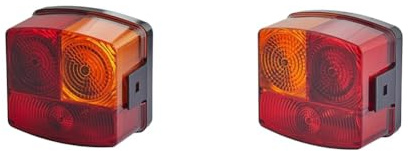 HELLA 2SD 002 776-241 Heckleuchte, rechts, 12V + Heckleuchte, links, 12V