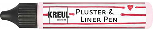 KREUL Pluster & Liner Pen Mademoiselle-Rotulador Decorar 3D con Plancha o secador de Pelo, 29 ml, Rosado, One size