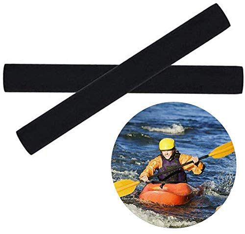 1 Paar Kajak Paddel Griffe Ruderboot Schutzhülle Anti-Rutsch Paddelabdeckung, Verhindern Wasserblase und Schwielen, Weiche Praktische Paddle Grip Hülle für Outdoor Kajak Wassersport Zubehör