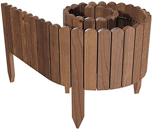 Gartenzaun Zaunelemente Miniatur Deko Zaun Gartendekoration Gartendekoration Log Roll Frame llxyzrzbhd163(Color:30cm)