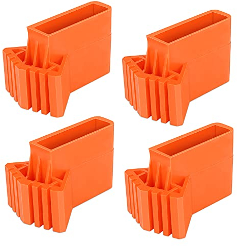 4 Pièces Couvre-Pieds D'échelle,Pieds D'escalier Antidérapants en PVC pour Escaliers Revêtements en Caoutchouc Antidérapants, Coussin de Protection D'échelle pour échelles Télescopiques,etc