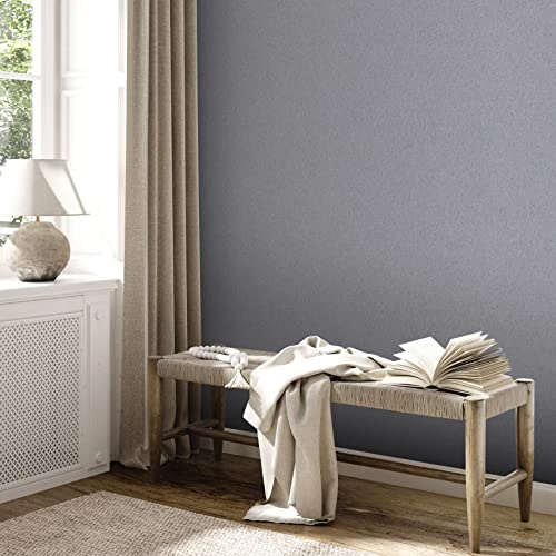 A.S. Création Unitapete Grau Dunkelgrau Attractive 2 390305 - Vliestapete - 10,05 m x 0,53 m Made in Germany