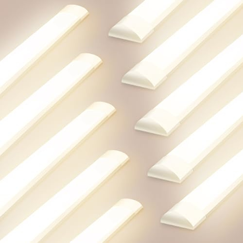 wowspeed 10 PACK LED Feuchtraumleuchte 120cm, 40W 4800LM Kellerlampe 4000K Neutralweiß LED Röhre 130° Abstrahlwinkel LED Feuchtraumleuchte für Badzimmer Wohnzimmer Küche Garage Büro