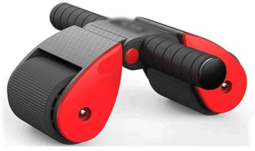 Bauchtrainer Gerät Gefaltetes Rollenrad, Trainingsgerät, Bauchmuskelrad für Kerntraining, Heimübungen, Dual-Ab-Rollenrad Bauchroller