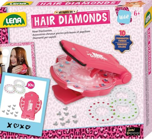 Lena 42709 Hair Diamonds, Faltschachtel, Mehrfarbig