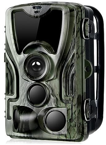 MZZYG Fotocamera per Animali Selvatici Fotocamera da Caccia con Batteria al Litio Trappole Fotografiche Impermeabili Sorveglianza Selvaggia