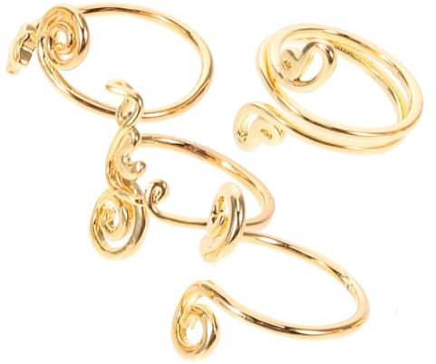 VALICLUD 4stücke Zehenring-set Für Frauen Handgefertigte Verstellbare Offene Zehenringe Mit Zirkonen Fußschmuck Für Sommer Und Strand