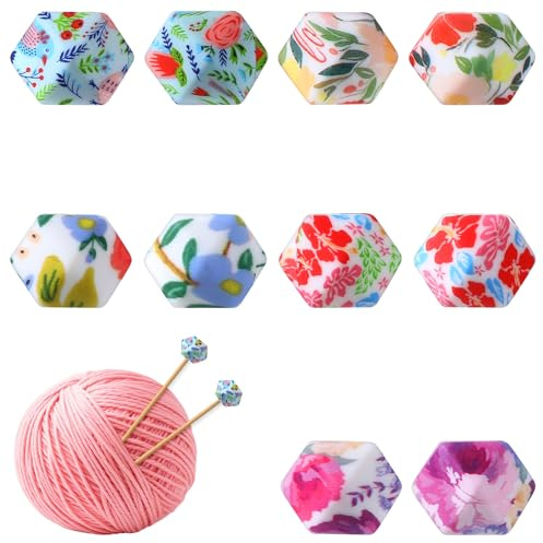 cobee 10 Stück Stricknadelstopper, Maschenstopper für Stricknadeln Stricknadelspitzenschutz Stricknadel Schutzkappe Nadelspitzen Stopper zum Häkeln Stricken Kunsthandwerk Heimwerken Zubehör | Stricknadelspitzenschutz Stricknadel Schutzkappe Nadelspitzen Stopper zum Häkeln Stricken Kunsthandwerk Heimwerken Zubehör
