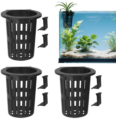 Zunetsutock Aquatic Plant Stability Halter - Aquarium Pflanzenhalter - Schwimmen Aquatic Pflanzentopf - Dekorative aquatische Zubehör für Süßwasser Bepflanzte Tanks Teich Vase Anbau Aquaponic