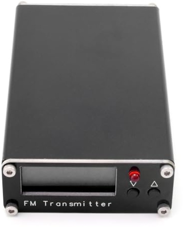 Joselin Émetteur FM 2KM 0,5W Émetteur FM Stéréo 0,5W 500mW USB Type-C pour Églises et Diffusion Radio en Voiture