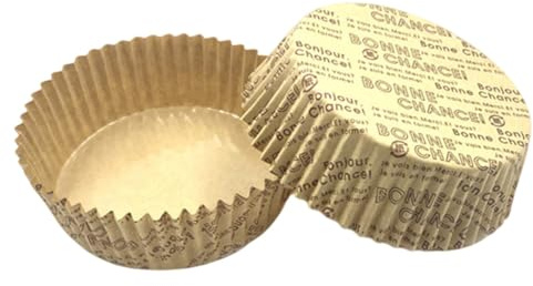 100 Stück Backförmchen Fettdichte Hitzebeständige Papierförmchen Runde Bootsform Backschalen für Muffins Cupcakes Brot Partysnacks Ideal für Hochzeiten Geburtstage Tägliches Backen
