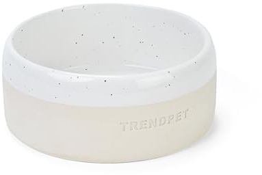 TrendPet Clay, Moderner Futter- und Wassernapf aus hochwertigem Porzellan mit rutschhemmender Unterseite. In Vier Größen.