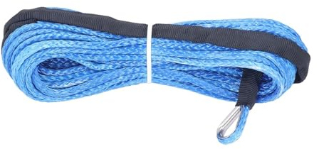 Cuerda for cabrestante de Remolque de 6 mm x 15 m (1/4 pulg. x 50 pies), Nailon Azul, Resistente al Desgaste, de Repuesto for ARB SUV, camión, UTV Fuerte Capacidad
