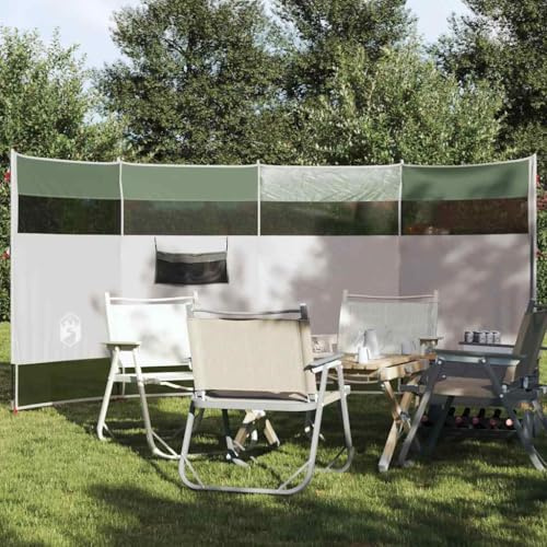 Générique Brise-Vent de Camping Vert 366x152x152 cm imperméable,Pare-Vents,94740