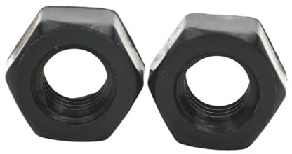 Dado esagonale in plastica e nylon, metrico(Black,M16)