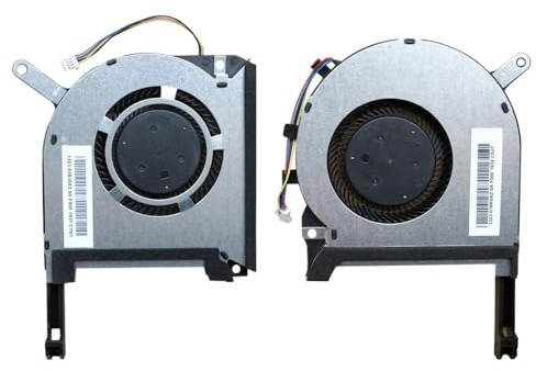OZYLLDZ Ventilateurs de Refroidissement pour processeur et Carte Graphique (GPU) pour Ordinateur Portable TUF Gaming A15 FA506 IV FA506IU FA506IH FX506 IU FX506LH (radiateur)(CPU and GPU Fan)