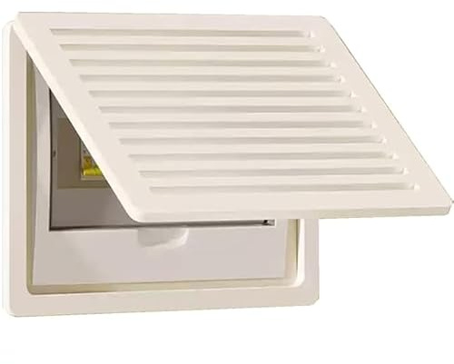 Genérico Tapa Decorativa Blanca Pura para Caja De Contador Eléctrico Tapa De Interruptor Eléctrico De 40x30 Cm Fácil De Abrir Y Cerrar Multifuncional Adecuada para Salas De Estar Y Dormitorios
