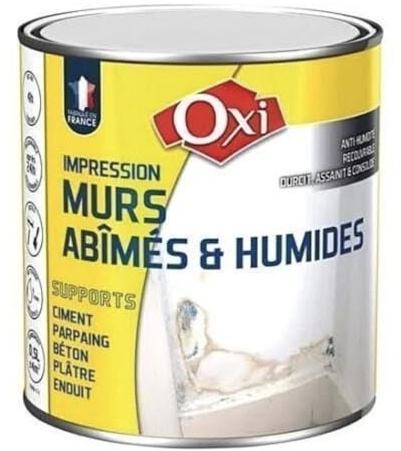OXI Peinture Murs abimés et humides 0.5l