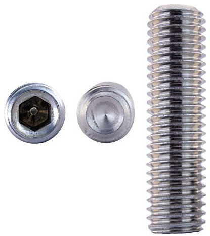 Gewindestifte M4 X 50 DIN 916 m. Ringschneide Edelstahl A2 (5 Stück) - V2A Madenschrauben