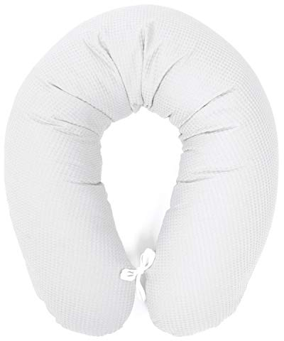 Amilian Stillkissen klein Baby Sachen für Neugeborene Stillkissen XXL Body Pillow Seitenschläferkissen mit Bezug Lagerungskissen Baby Seitenschläferkissen Schwangerschaftskissen Pregnancy Pillow