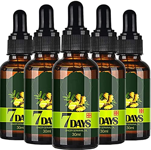 Haarwachstumsserum, Nährende Magische Behandlung, Haarserum, Natürliches ätherisches Haaröl, Ingwer-Keimöl, Förderung von dickerem Haarwachstum, Behandlung von Haarausfall und Haarverdünnung