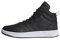 adidas Herren Hoops 3.0 Mid Lifestyle Basketball Classic Vintage Shoes Schuhe, Core Black/Core Black/Cloud White, 36 EU