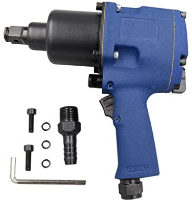 Heavy Duty 3/4 Drive Air Impact Wrench,Intake Connector 1/4 inch,Industrial Air Tools for Car Truck Wheel Nut,Maximum Torque 1450N-m