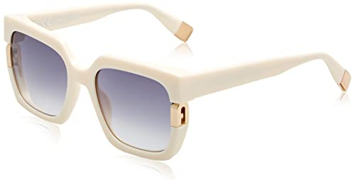 Furla Unisex SFU624 Sunglasses, Shiny Rose Powder, 54