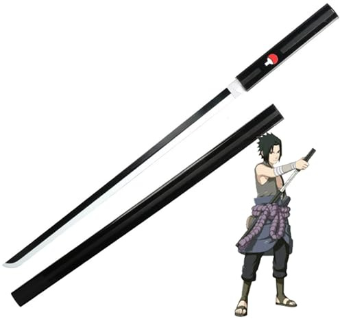 AMONT | Espada Decorativa de Bambú Negra 102 cm | Réplica Japonesa de Exhibición sin Filo con Vaina | EYM