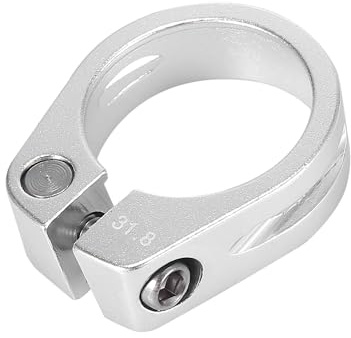 A ABSOPRO Aluminium Alloy Bike Seat Post Clamp 31.8mm | Seat adapter, for bicycle