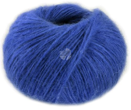 LANA GROSSA Superkid Seta | Zartes Schlauchgarn aus Superkid Mohair mit Seide | Handstrickgarn aus 65% Mohair (Superkid) & 35% Seide | 25g Wolle zum Stricken & Häkeln | 100m Garn FB4