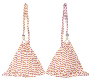 Top Bikini Triangular Estampado geométrico