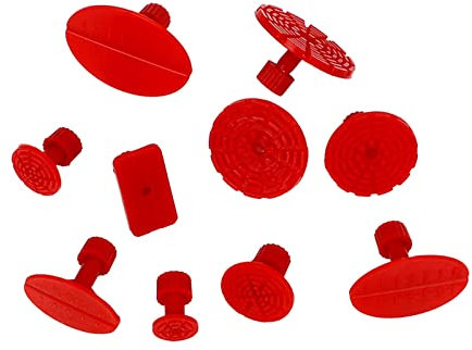 Werkzeugsatz Auto Tool Kit Dent Puller Kunststoff-Klebestreifen 10pcs / set Paint Dent Repair Tool werkzeug(RED)