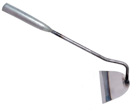 YARNOW 2pièces Houe Manuelle Courbée Acier Inoxydable Outil De Jardinage Pratique pour Désherbage Et Plantations Extérieur