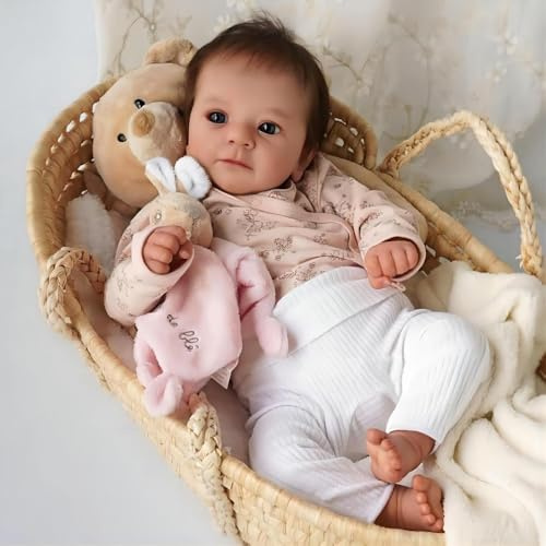 KsiTig bambole reborn silicone bambola femmina 48cm vere originali toddler | 19inch che sembrano realistica neonato bambolotti