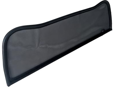 AUTOMAT ZWOLLE Cabrio Windschott - Windabweiser kompatibel mit BMW Z3 Roadster E36 Cabriolet | Schwarz | Schnellverschluss | Klassisch | Baujahr 1998-2002