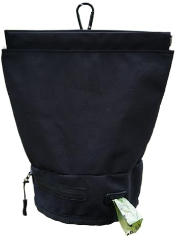 Generico Porta bolsas para heces de perro | Resistente a los olores con gancho flexible – Impermeable porta bolsas para correas para cachorros, paseos, camping, picnic, correr