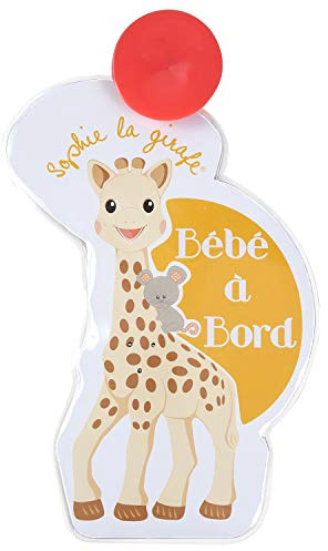 Sophie la Girafe – Fresh Touch – Fash Baby on Board | Vibrationssensor mit automatischer Abschaltung | signalisiert Anwesenheit im Auto | Verkehrssicherheit