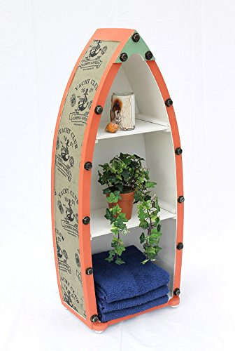 DanDiBo Boot hylla 15A055 Badrumsförvaring Badrumshylla 72 cm till 122 cm Shabby Badskåp Badrumsmöbler 2-pack och 3-set M H-96cm