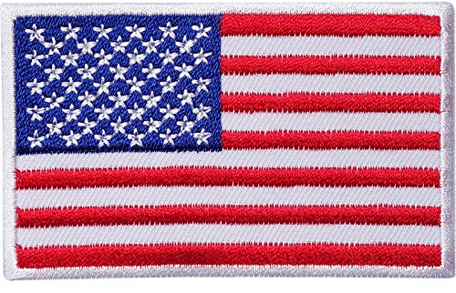 USA-Flagge, Abzeichen, Stickerei, zum Aufnähen oder Aufbügeln