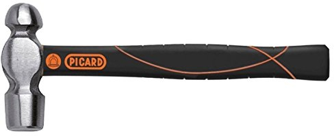 RUTHE Martillo de cerrajero forma inglesa 2 lbs | Martillo carpintero profesional acero forjado | Hammer con núcleo fibra de vidrio y empuñadura ergonómica | Fibra vidrio irrompible | Martelo