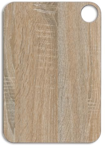Arcos Tabla cortar 13 x fibra resina y celulosa. Tabla picar. Serie Tablas. Color marrón.