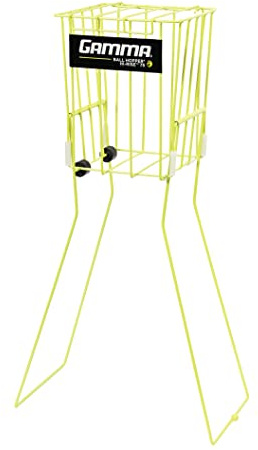 GAMMA Sports Tennis BallHopper, Racquet Sports Ball Hoppers for Easy Pick Up, Carrying, and Storage, Durable, Convenient, Heavy-Duty Construction, Multiple Sizes & Colors, Pickleball Hoppers
