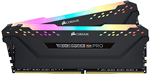 Corsair Vengeance RGB Pro 16GB (2x8GB) DDR4 3600 (PC4-28800) C16 - Memoria de Escritorio - Negro
