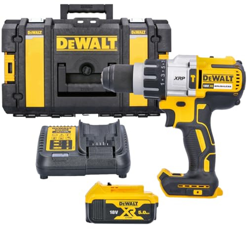 Dewalt DCD996N 18V Brushless Combi Drill with 5.0Ah Charger & Case