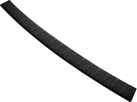 Aroba AR1106-PB Edelstahl Schwarz Pulverbeschichtet Ladekantenschutz kompatibel mit Volkswagen T5 BJ. 4.2003-5.2015 passgenau Abkantung Farbe Schwarz