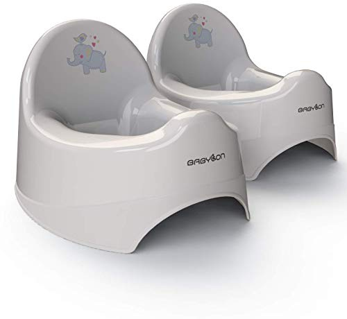 BABYLON Nautilus Töpfchen baby, Nachttopf für kinder, 2 Set, Grau