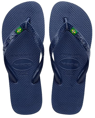 Havaianas - Top Brasil, Infradito Comode, Resistenti e Leggere con Suola Antiscivolo, Bandiera del Brasile sulle Strisce, Unisex Adulti
