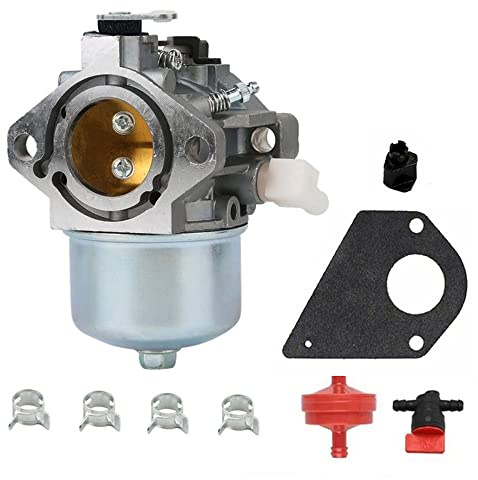 NZBUY Vergaser Kompatibel mit Briggs & Stratton 699831 6949 41 499158 Rasentraktor-Mäher-Vergaser (Color : Gray)