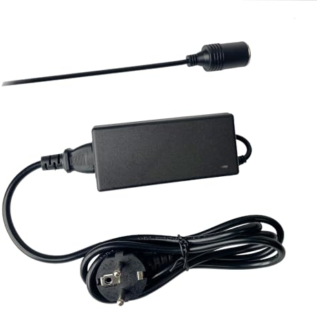 Adapter zigarettenanzünder Steckdose, Spannungswandler 230V auf 12V, 230V auf 12V, 12V/5A 60W, Adapter für Kühlbox.KFZ Netzadapter